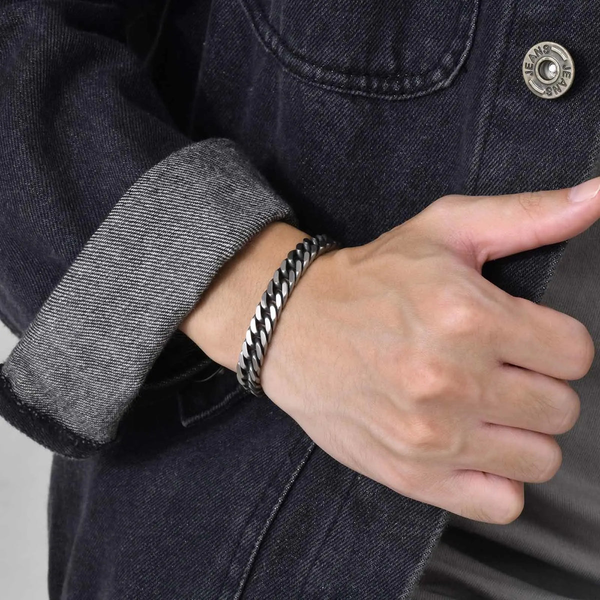 Pulseira Masculina Vnox Aço - Hoombridade