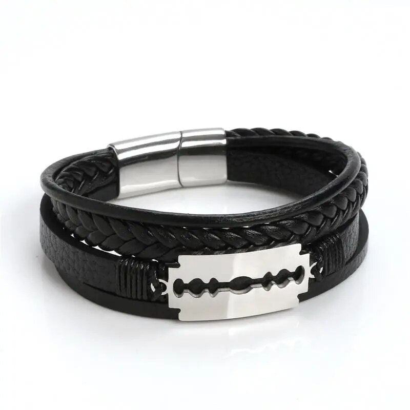 Pulseira Masculina Blade Black - Hombridade