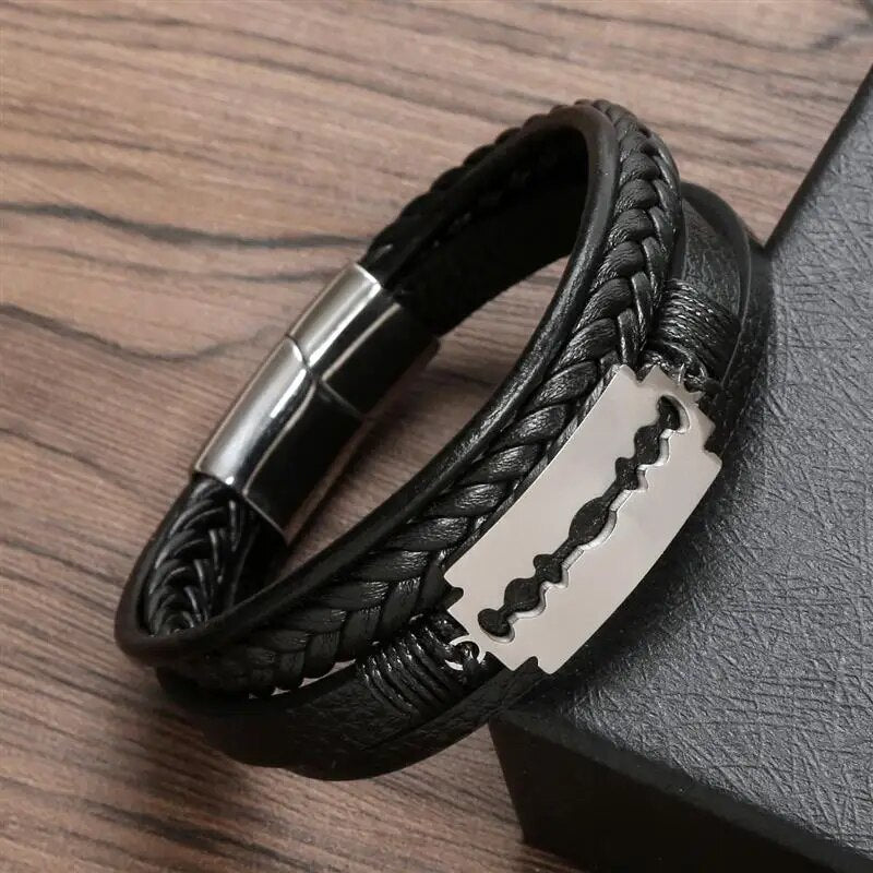Pulseira Masculina Blade Black - Hombridade