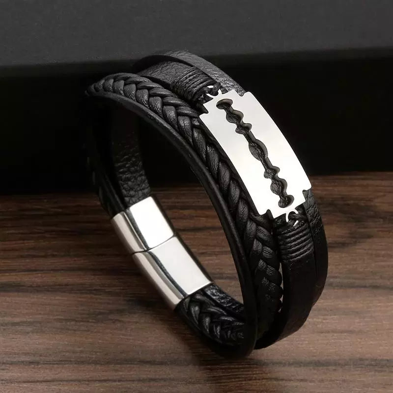 Pulseira Masculina Blade Black - Hombridade