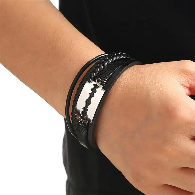 Pulseira Masculina Blade Black - Hombridade