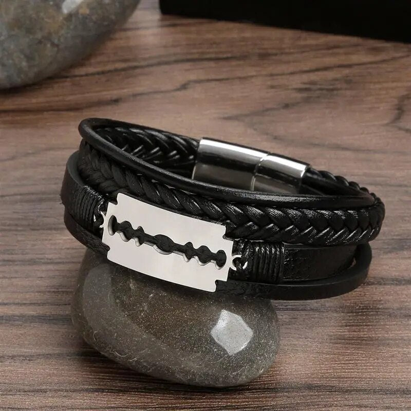 Pulseira Masculina Blade Black - Hombridade