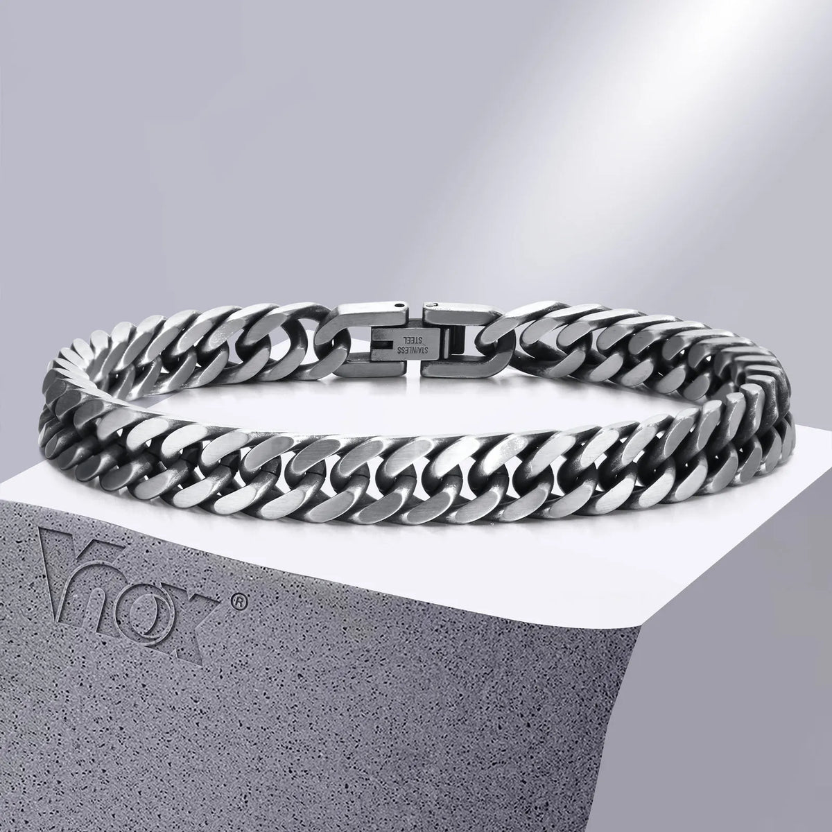Pulseira Masculina Vnox Aço - Hoombridade